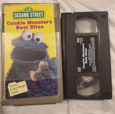 Sesame Street Cookie Monsters Best Bites Vhs 1995 74644970432 Ebay