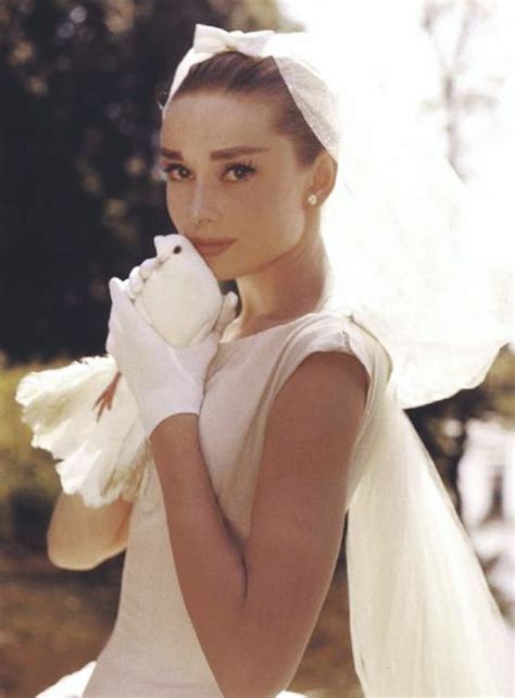Iconic Bride Highlight Audrey Hepburn Her Three Wedding Gowns