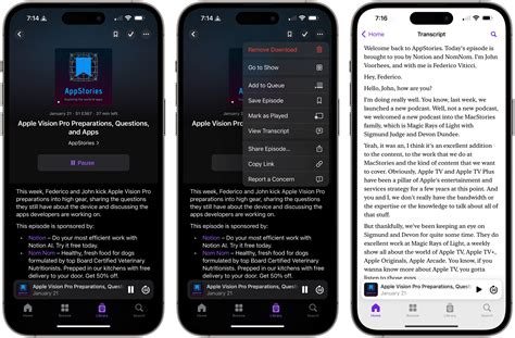 apple introduces transcripts for podcasts macstories