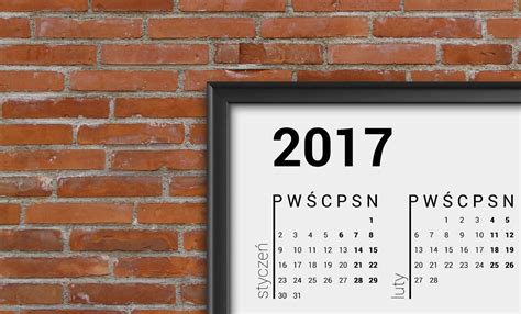 Kalendarz dni wolnych 2017 | Najbardziej pracowity blog w Polsce (!sic)