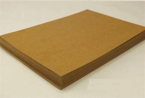 I Mfine High Quality A4 Brown Kraft Paper Paperboard Cardboard Card