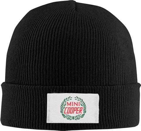 Hshdesign Womens Mini Cooper Headwear Slouchy Knit Hat Black At Amazon