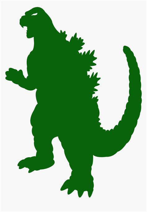Godzilla Silhouette Hd Png Download Kindpng
