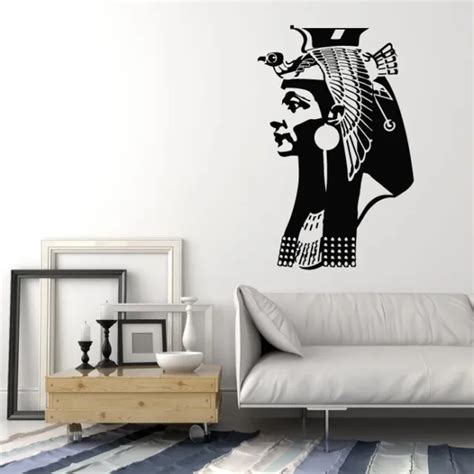 Vinyl Wall Decal Ancient Egyptian Woman Queen Cleopatra Stickers Mural G4294 21 99 Picclick