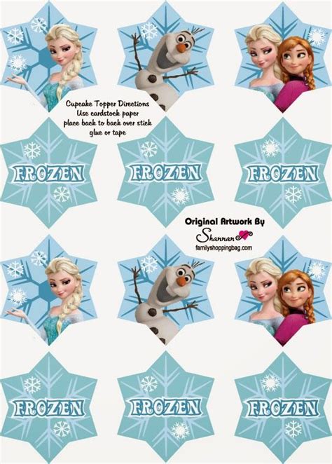 Frozen Wrappers Y Toppers Para Cupcakes Para Imprimir Gratis Gateau