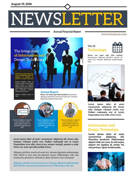 The Best Newsletter Templates For 2023 Free Sample Example And Format Templates Free Sample