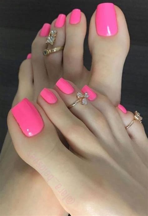 Frensh Nails Pink Toe Nails Toe Nail Color Pretty Toe Nails Cute Toe Nails Pink Toes