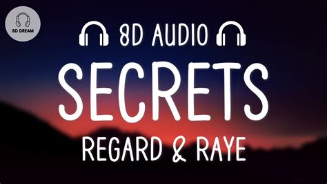 Regard Raye Secrets 8d Audio Youtube