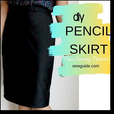 Draft And Sew An Easy Pencil Skirt Diy Pattern Sew Guide