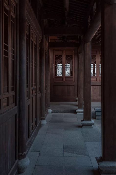 Chinese Interior Library Aesthetic Japanese Castle Colonial Style