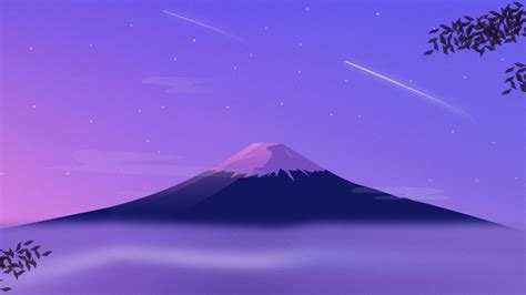 2560x1440 Mount Fuji Minimal 1440p Resolution Hd 4k Wallpapersimages