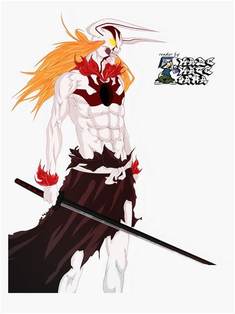 Ichigo Hollow Black And White Hd Png Download Transparent Png Image