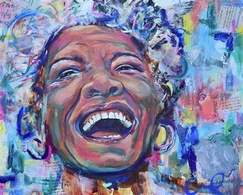 Maya Angelou Painting By Christina Carmel