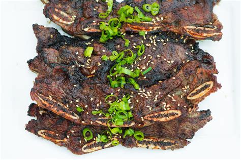 Galbi Korean Grilled Short Ribs Recipe The Meatwave