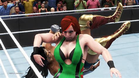 Wwe 2k20 Wonder Woman Vs Poison Ivy Sexy Girl Fights 😍 Youtube
