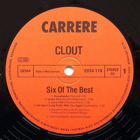 Clout Six Of The Best Vinyl Shopcz