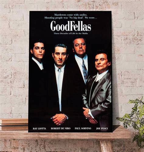 Goodfellas 1990 Movie Poster Goodfellas Wall Art Poster Ray Liotta