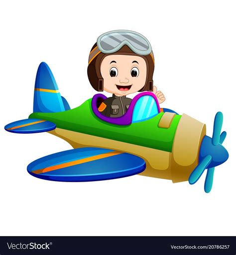 Kids Plane Cartoon