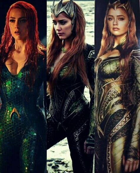 Amber Heard As Mera Aquaman Wonder Woman Cosplay Outfits