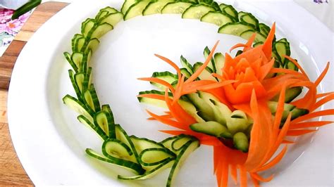 Italypaul Art In Fruit And Vegetable Carving Lessons Carrot And Cucumber