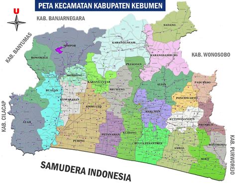 Peta Kabupaten Kebumen