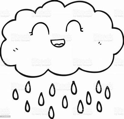 Rain Cloud Cartoon Nuvem Clip Molde Passo