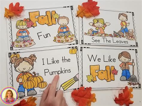 Fall Emergent Readers For Kindergarten Mrs Mcginnis Little Zizzers