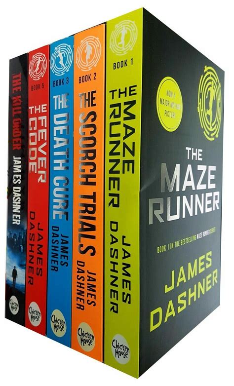 Maze Runner Series James Dashner 5 Books Set Fever Codedeath Cure