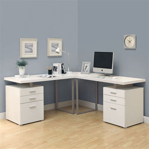 Furniture Great Bush Cabot L Shaped Desk Design For