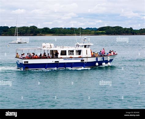 Small Passenger Ferry Across The Gulf Of Morbihan From Port Blanc To