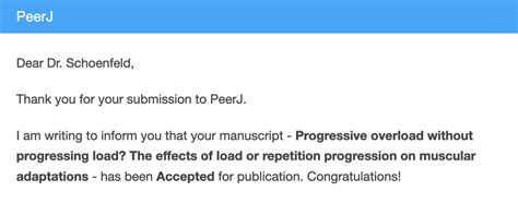 Brad Schoenfeld Phd On Twitter Stoked To Receive Acceptance On Our