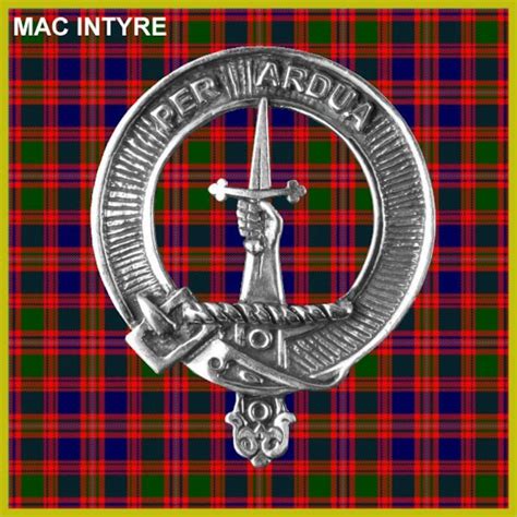 Macintyre Clan Crest Scottish Cap Badge Cb02 Etsy
