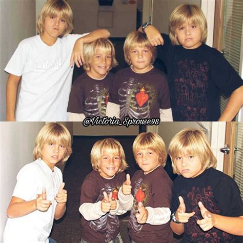 Dylan And Cole With Their Young Doppelgängers In “suite Life Goes Hollywood” Dylansprouse