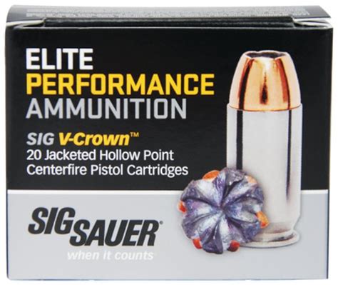 Sig Sauer Sig Elite Performance V Crown 45acp E45ap1 20 Self Defense