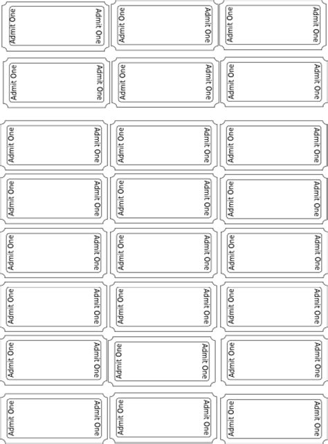 So a fighter plane doesn't always fight. Blank Tickets Clip Art at Clker.com - vector clip art ...