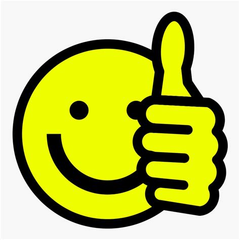 Smiley Emoji With Thumbs Up