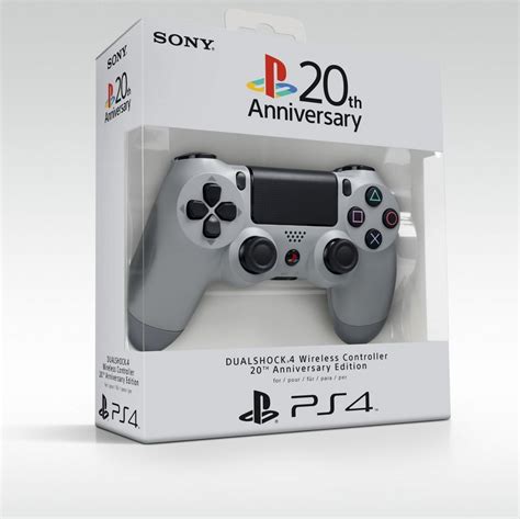 Playstation 4 Ps4 Dualshock 20th Anniversary Edition Wireless