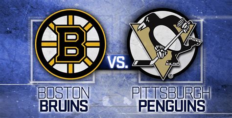 Pittsburgh Penguins Vs Boston Bruins Odds Pick Prediction 4321