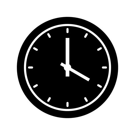 Clock Icon On Phone Clock Icon ~ Icons ~ Creative Market Change
