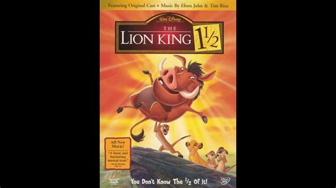 Opening To The Lion King 1½ Dvd 2004 Both Discs Youtube