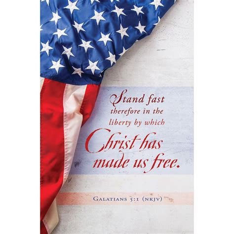 Church Bulletin 11 Patriotic Righteousness Exalteth Pack Of 100