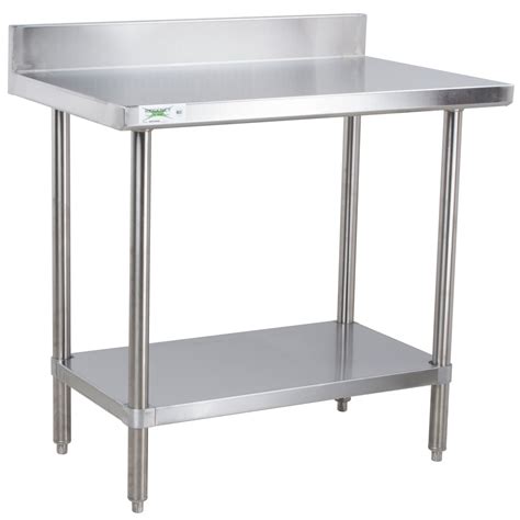 Stainless steel adjustable height work kitchen utility table with locking casters. Regency 30" x 36" 16-Gauge Stainless Steel Commercial Work ...