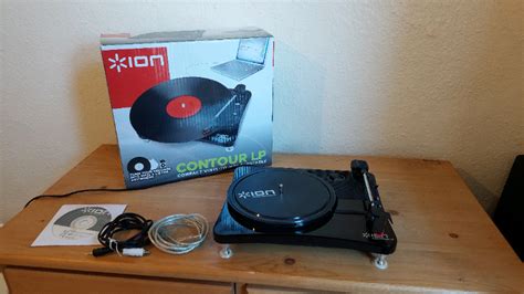 Ion Contour Lp Compact Conversion Vinyl To Mp3 Turntable In Sheffield