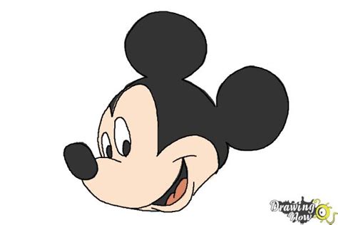 How To Draw Mickey Mouse Step By Step Drawingnow