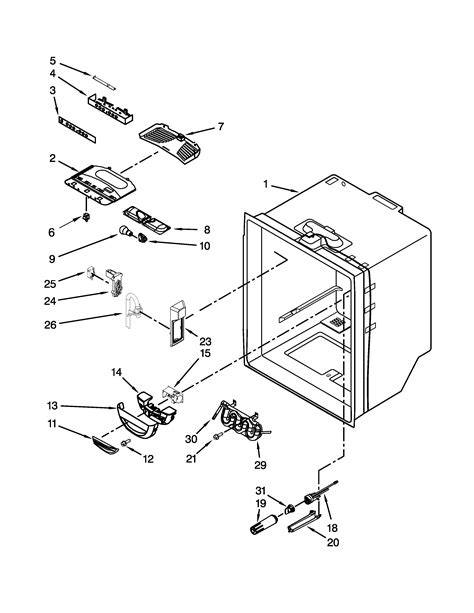 Free kitchen appliance user manuals, instructions, and product support information. KitchenAid KFCP22EXMP4 bottom-mount refrigerator parts ...