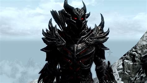 Daedric Armor Retexture Mod For Skyrim