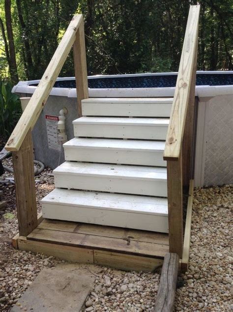 Above Ground Pool Steps Hometalk