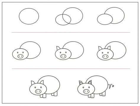 How To Draw Piglet Step By Step At Drawing Tutorials