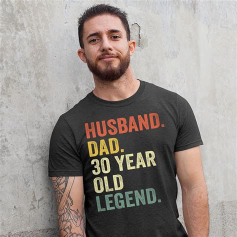 30th Birthday T For Men Husband Dad 30 Year Old Legend Etsy