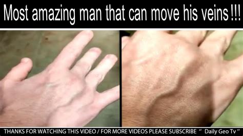 Most Amazing Man That Can Move His Veins Man That Can Move His Veins